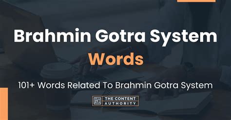 brahmins gotra system.